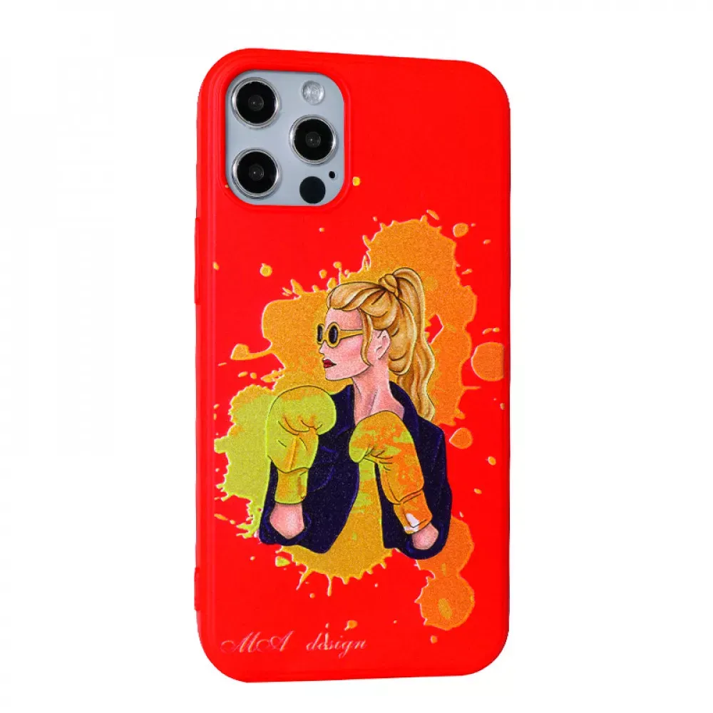 iMaGen Case (TPU) iPhone 12 Pro 6.1" ; 12 6.1" — Red — Различные Apple iPhone 12 Pro 6.1", Apple iPhone 12 6.1"