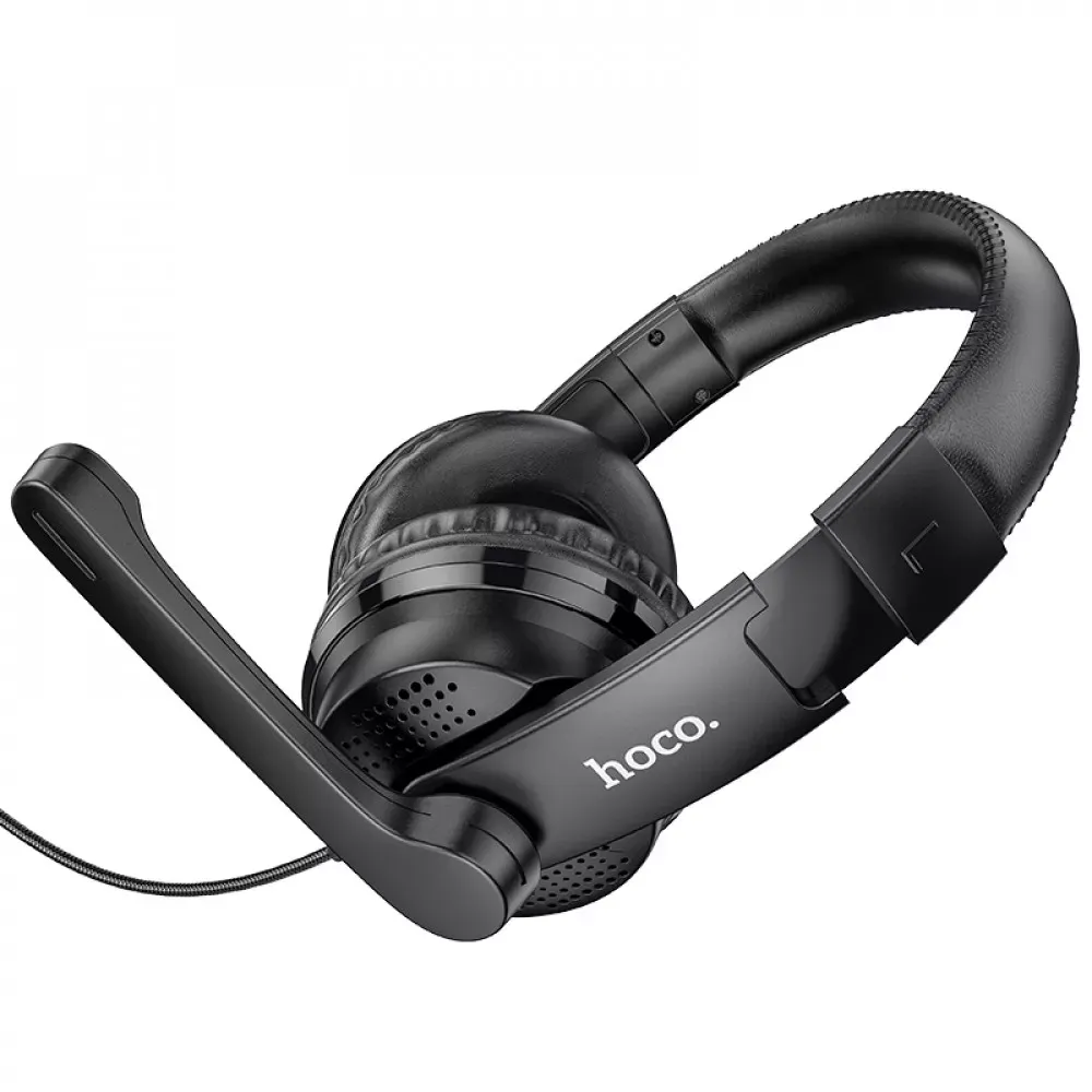 Gaming Headset 3.5mm & USB — Hoco W103 — Black — фото 4