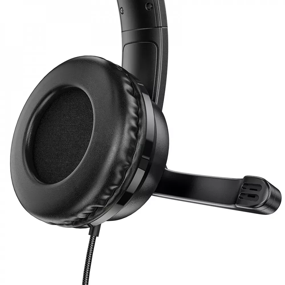 Gaming Headset 3.5mm & USB — Hoco W103 — Black — фото 5