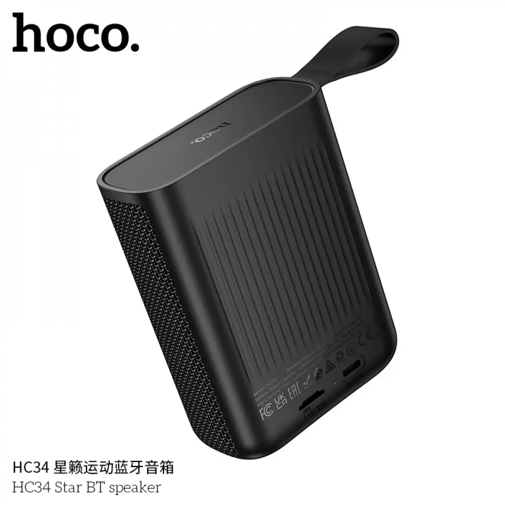 Bluetooth Speaker — Hoco HC34 Star — Black — фото 5