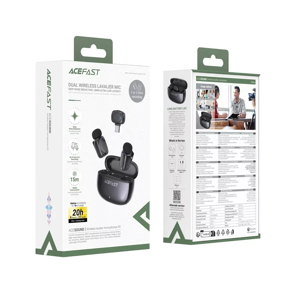 Wireless Digital Microphone Acefast R2 Type-C — фото 3