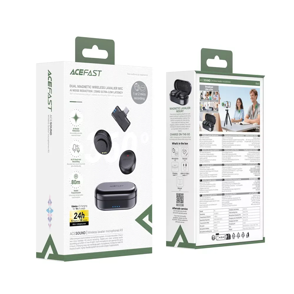 Wireless Digital Microphone Acefast R3 Type-C — фото 3