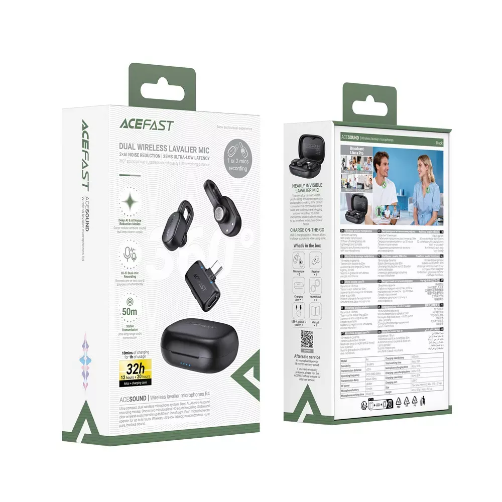 Wireless Digital Microphone Acefast R4 Type-C — фото 3