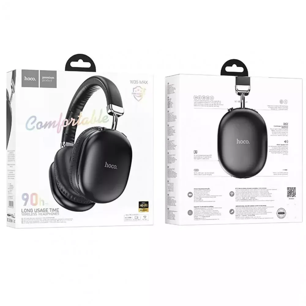 Bluetooth Headphones Hoco W35 Max Joy — Black — фото 3