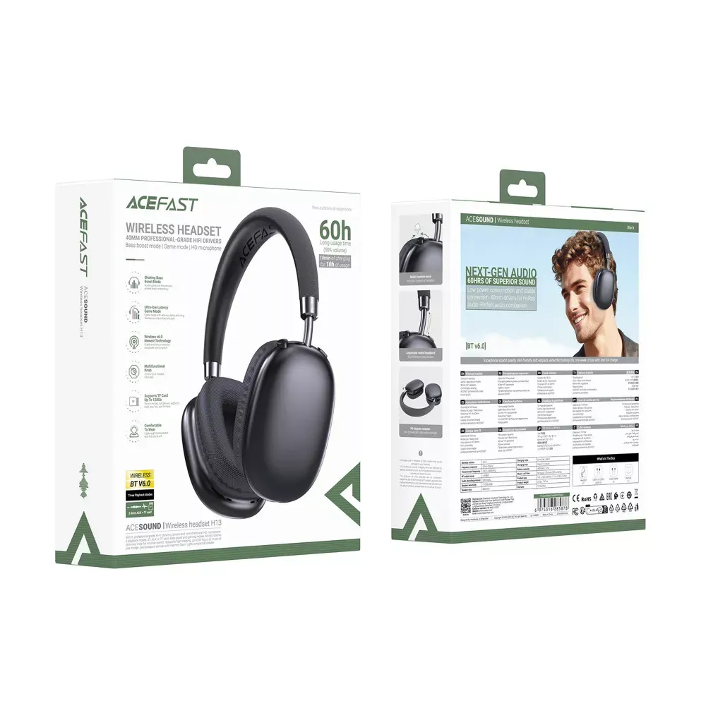 Навушники Bluetooth Acefast H13 — фото 3