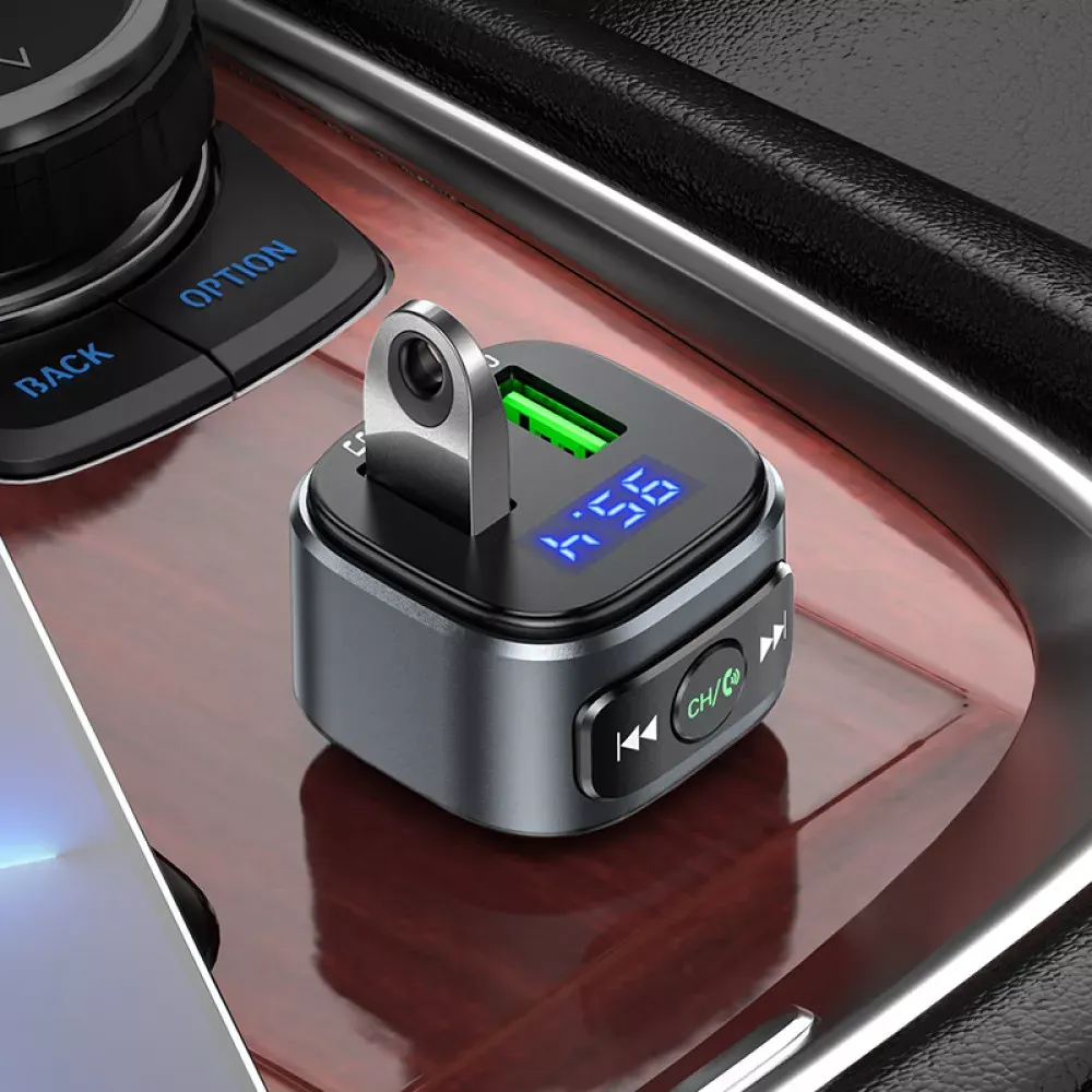 Fm Transmitter MP3 | Car Charger | 3.0A | 2U — Hoco E67 — фото 5
