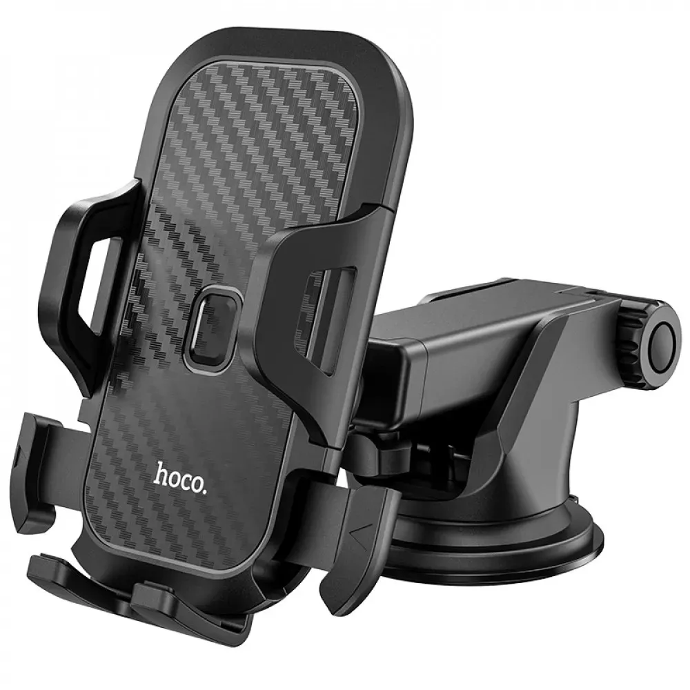 Car Holder Hoco CA76 Touareg one-touch center console — Black — фото 4