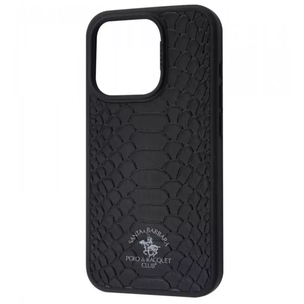 Polo Knight Leather Case iPhone 16 Plus — Black — Polo Apple iPhone 16 Plus