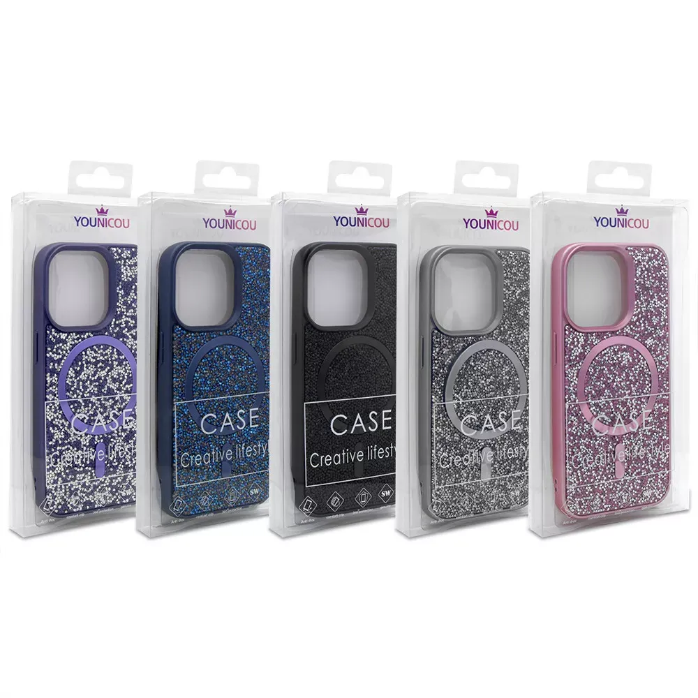 Swarovski Case with MagSafe iPhone 16 Pro Max — Black — фото 3