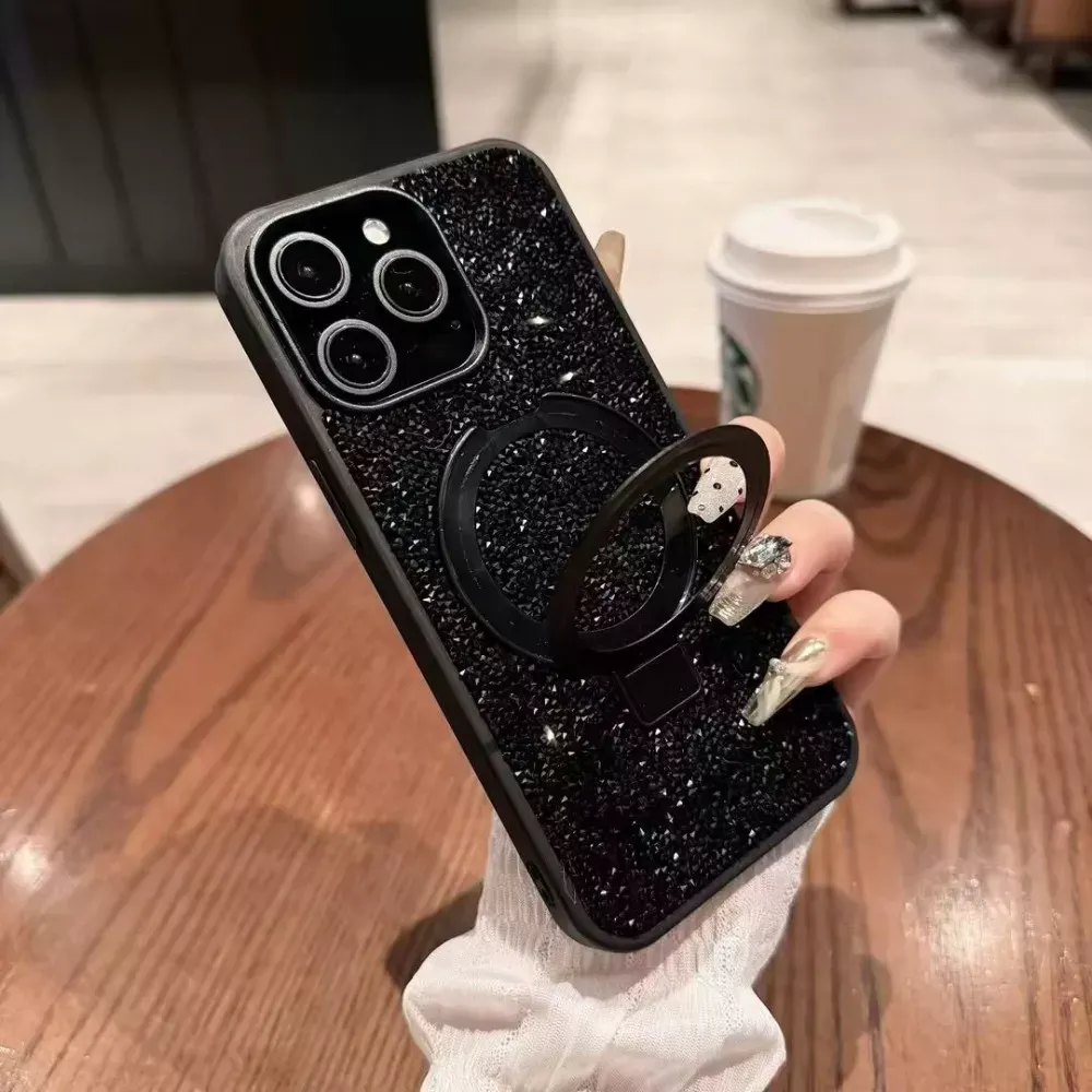 Swarovski Stand Case with MagSafe iPhone 16  — Black — Apple Apple iPhone 16