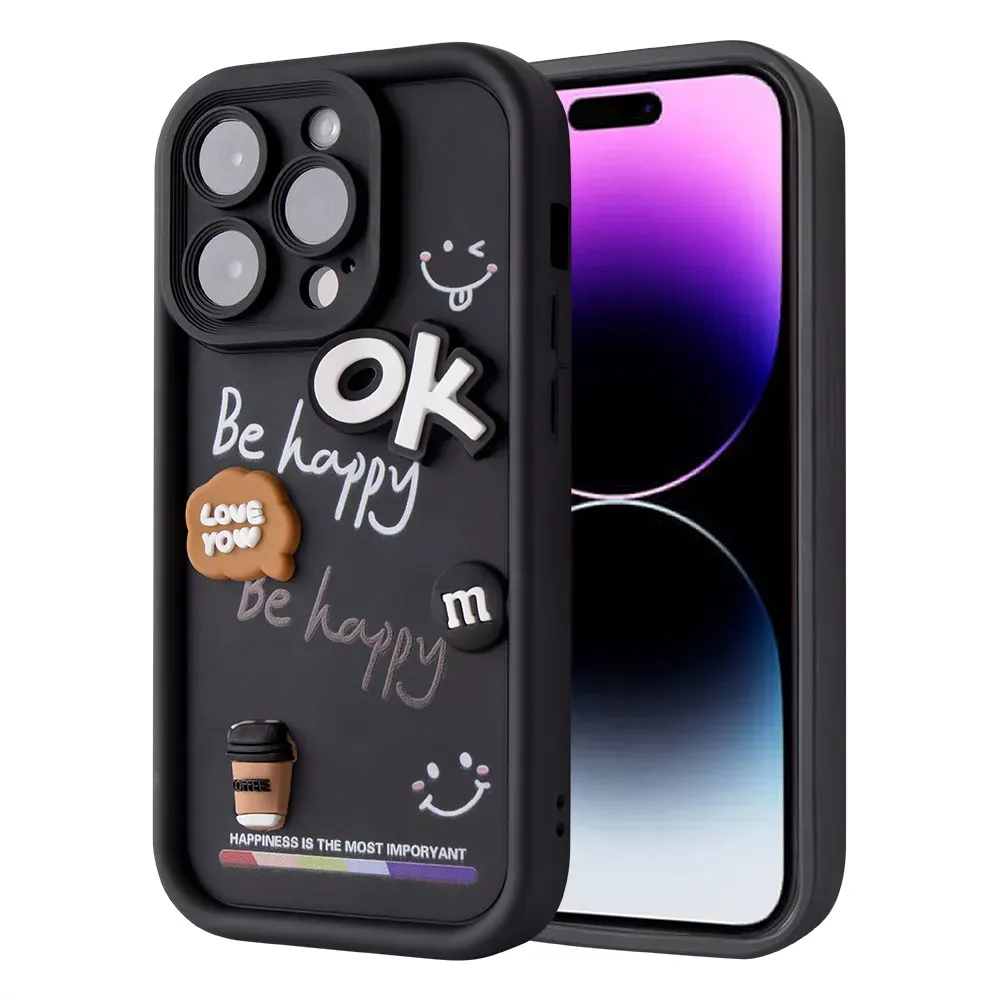 Be happy silicon Case — iPhone 15 Pro  — Ok — Различные Apple iPhone 15 Pro