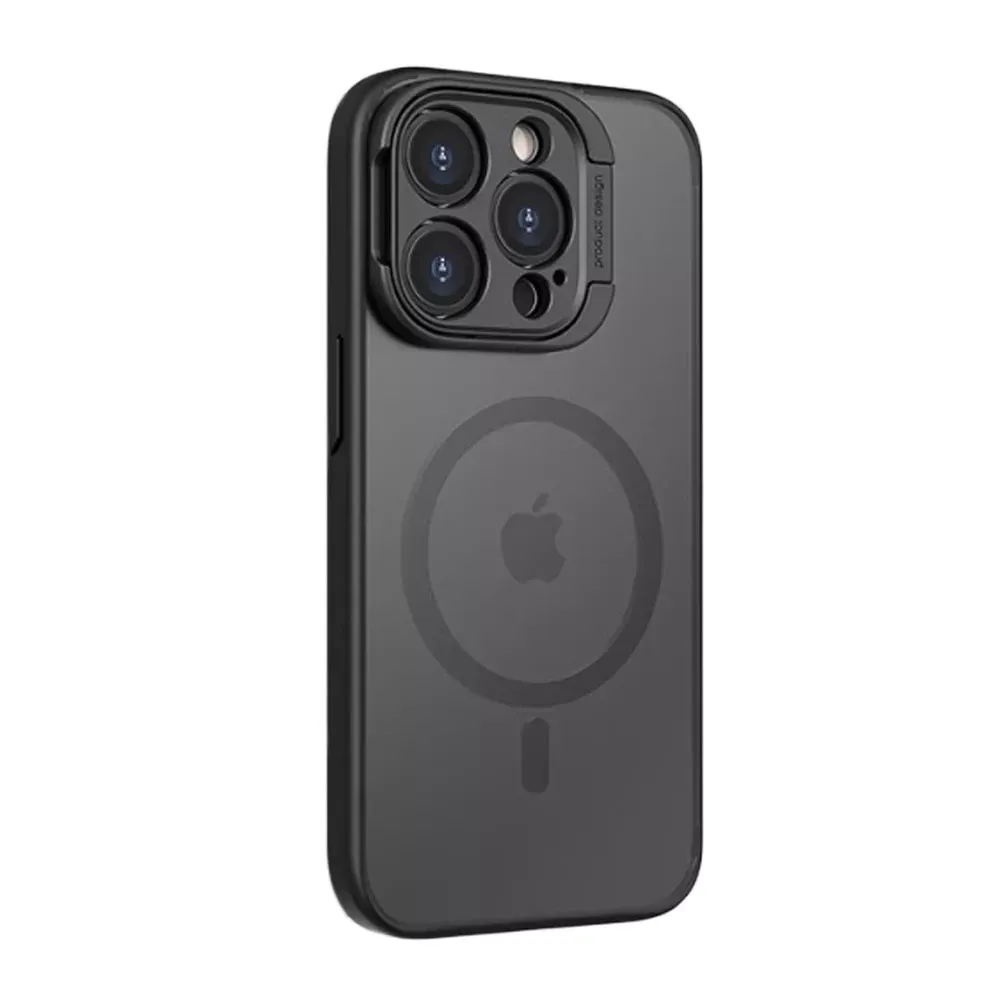 Rock Guard Foldable Series TPU Case with Magsafe iPhone 15 Pro — Titanium Black — Rock Apple iPhone 15 Pro