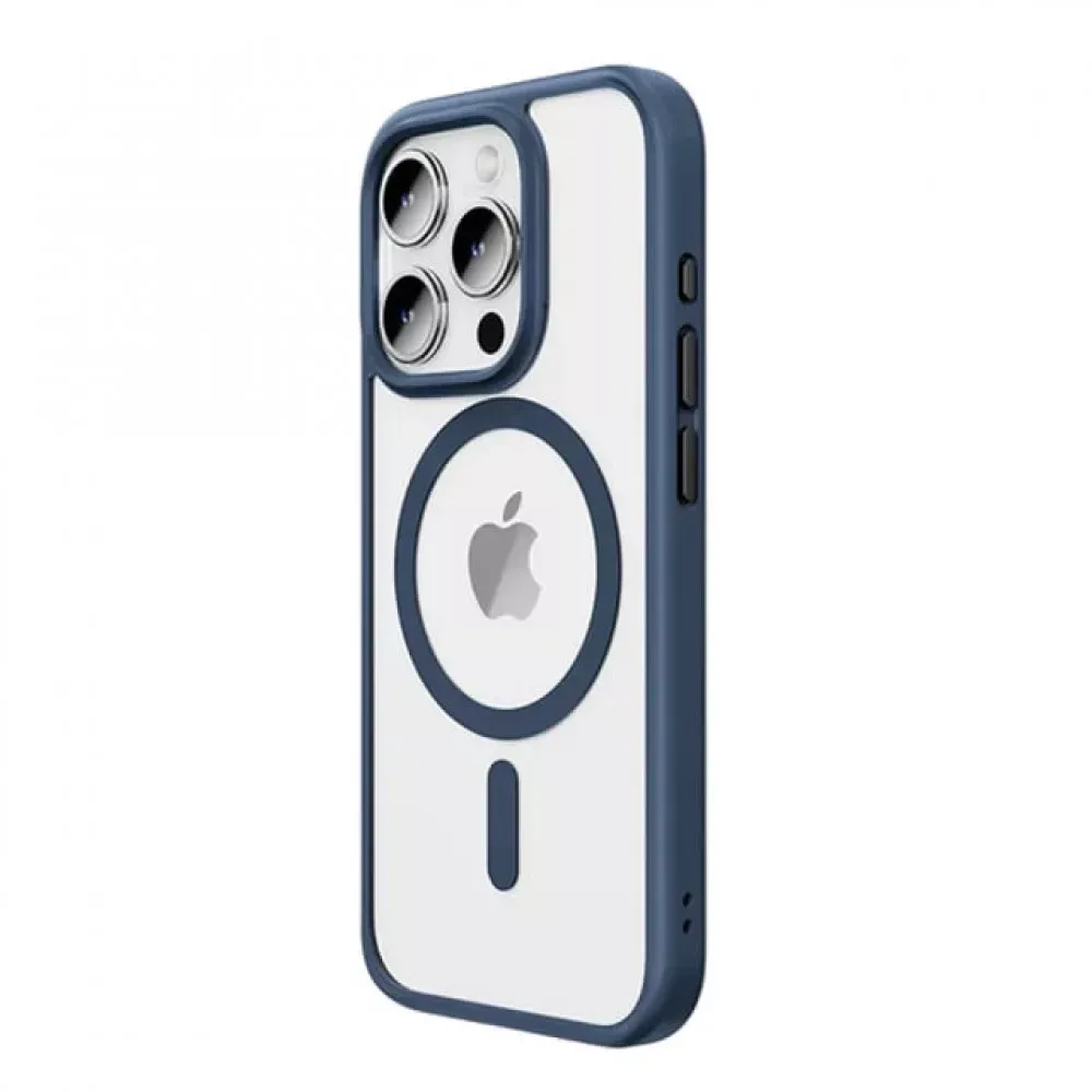 Rock Guard Series TPU Case with Magsafe — iPhone 15 — Titanium Blue