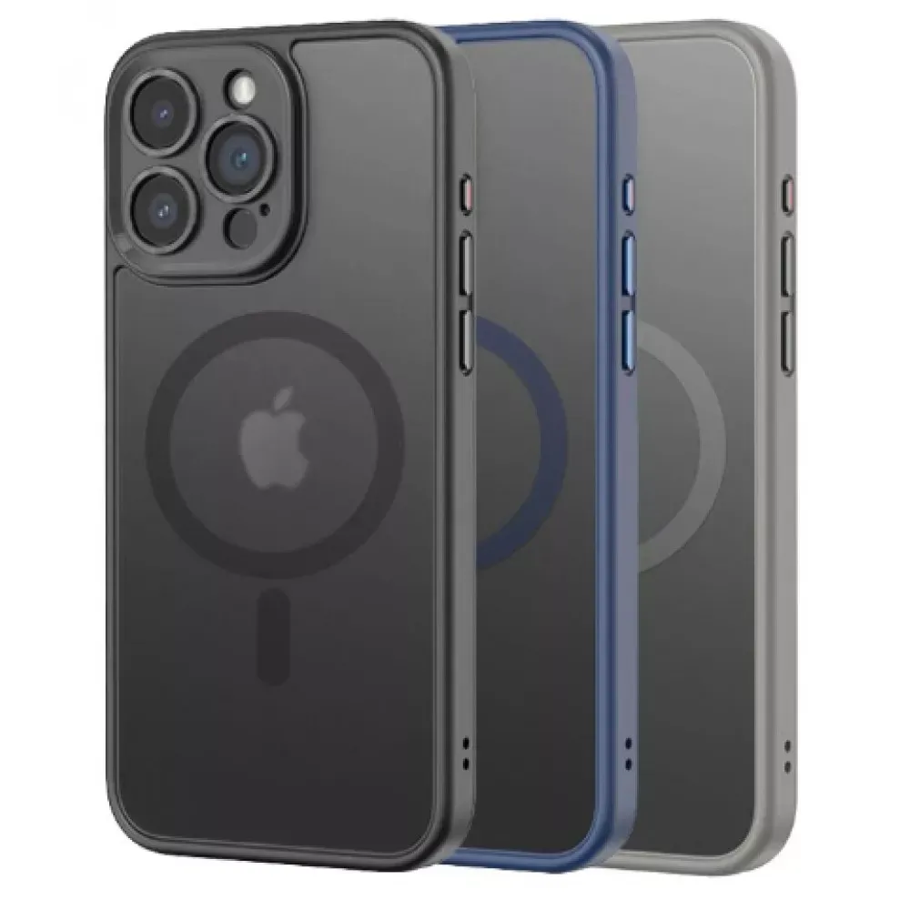 Rock Guard Series TPU Case with Magsafe — iPhone 15 — Titanium Blue — фото 3