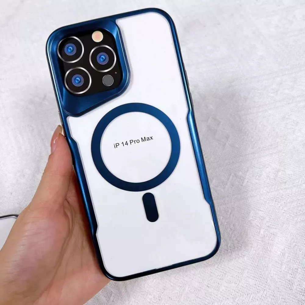 Shark Case With MagSafe iPhone 15 Pro — Blue — Apple Apple iPhone 15 Pro
