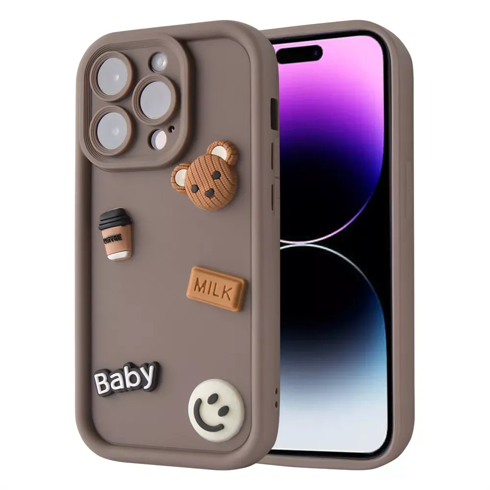 Be happy silicon Case — iPhone 14 Pro  — Baby — Различные Apple iPhone 14 Pro 6.1"