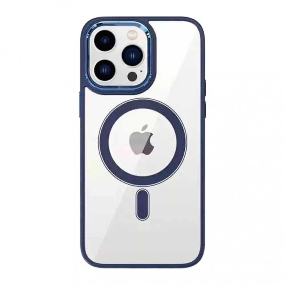 Color Clear Case with MagSafe iPhone 14 Pro — Navy Blue — Apple Apple iPhone 14 Pro 6.1"