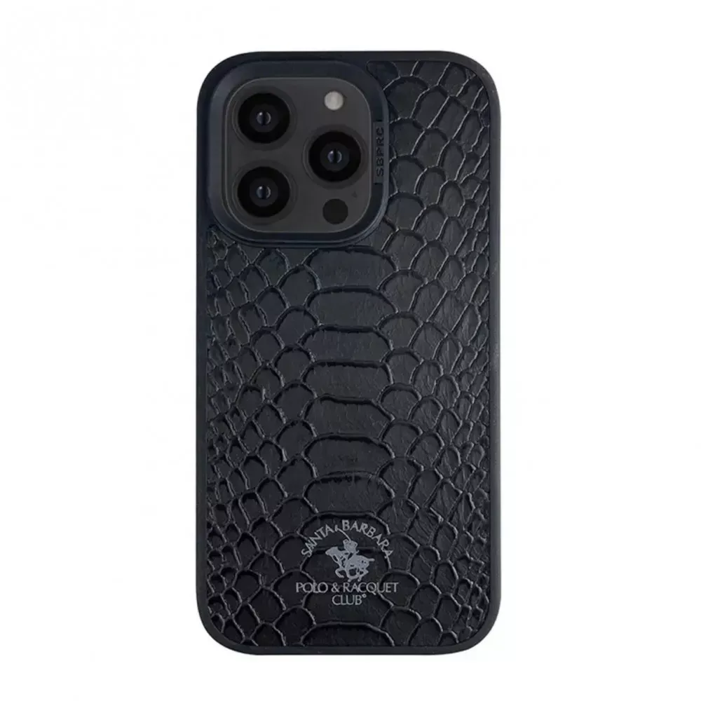 Polo Knight Leather Case iPhone 14 — Black — Polo Apple iPhone 14 6.1"