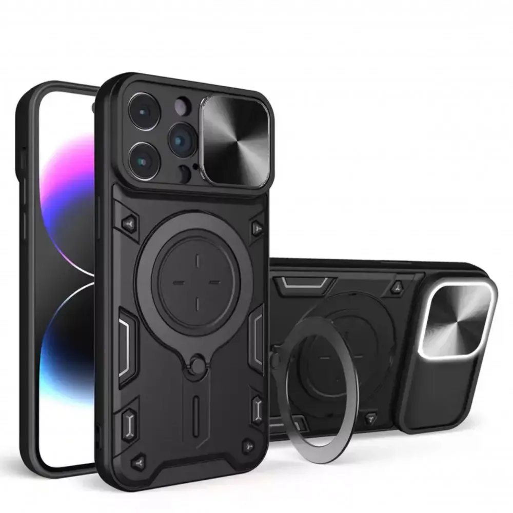 Protective Stand Case iPhone 14 — Black