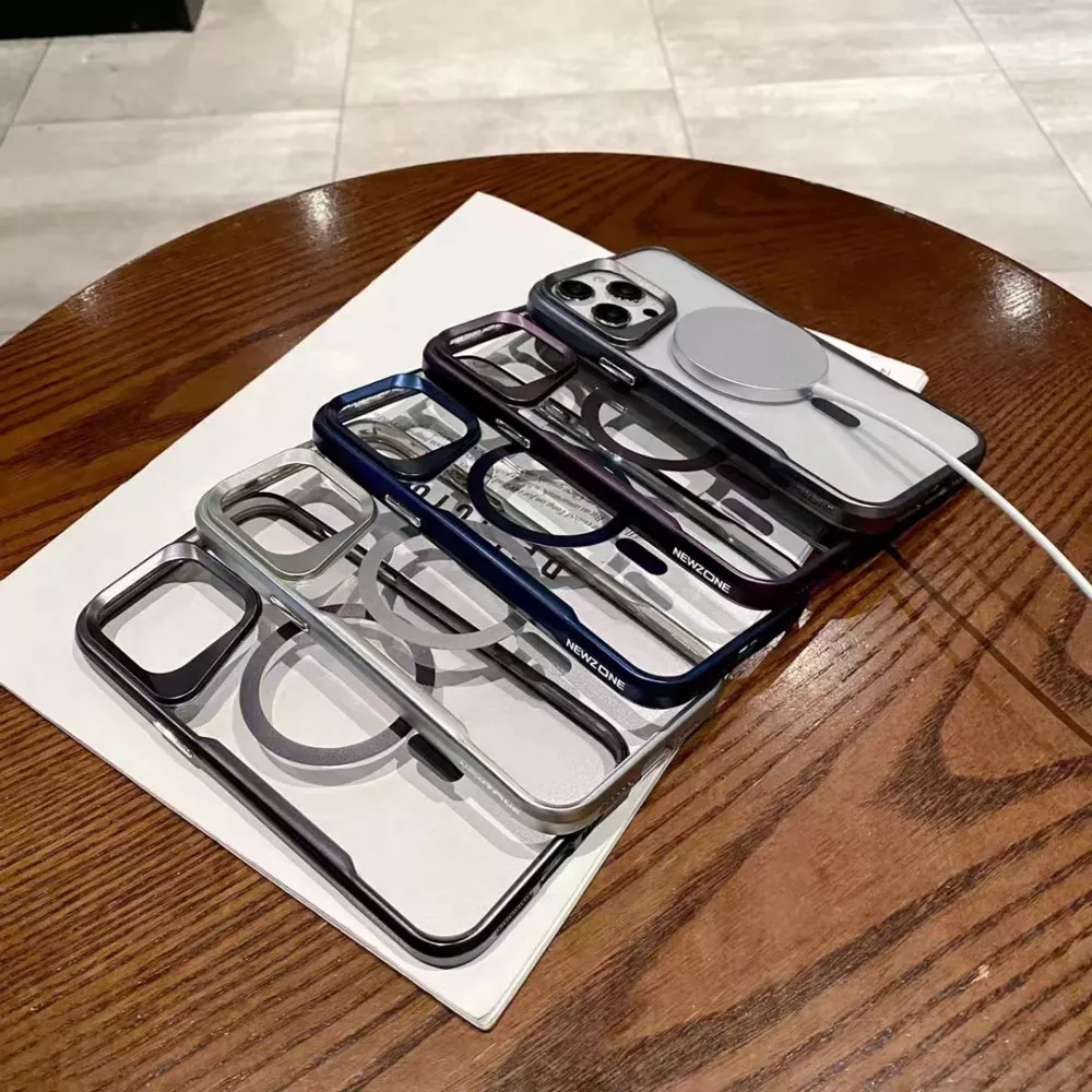 Shark Case With MagSafe iPhone 14 Pro Max — Silver — фото 3