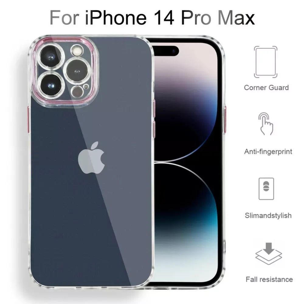 Skin TPU Case  iPhone 14 Pro Max — Rose Gold — Различные Apple iPhone 14 Pro Max 6.7"