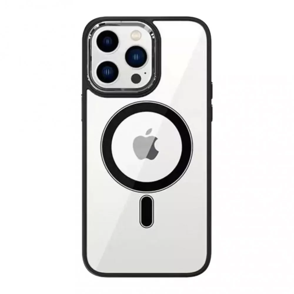 Color Clear Case with MagSafe iPhone 13 — Black — Apple Apple iPhone 13 6.1"
