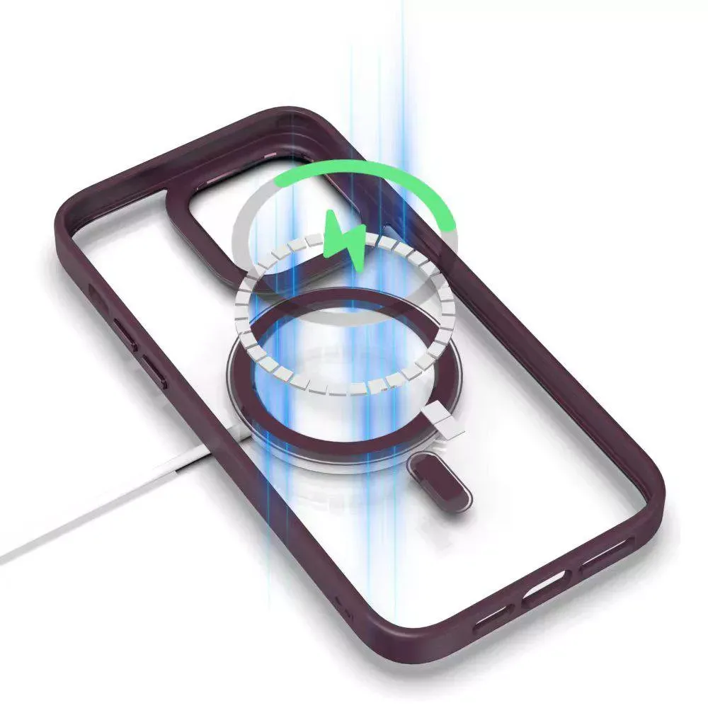 Color Clear Case with MagSafe iPhone 13 — Black — фото 5