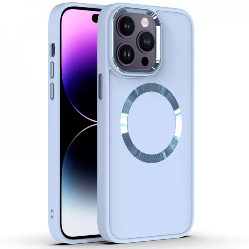 Metal Style Case with MagSafe iPhone 13 Pro — Light Blue — Apple Apple iPhone 13 Pro 6.1"