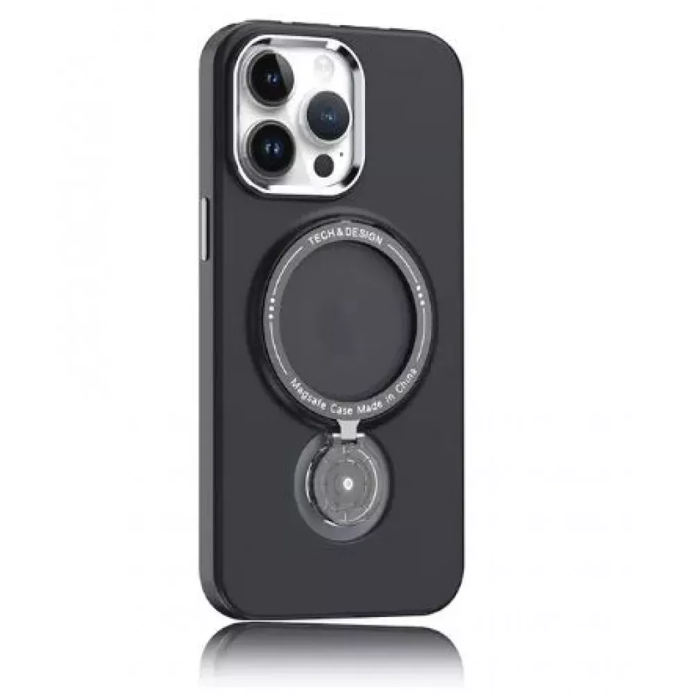 Stand Case with MagSafe iPhone 13 — Black — Apple Apple iPhone 13 6.1"