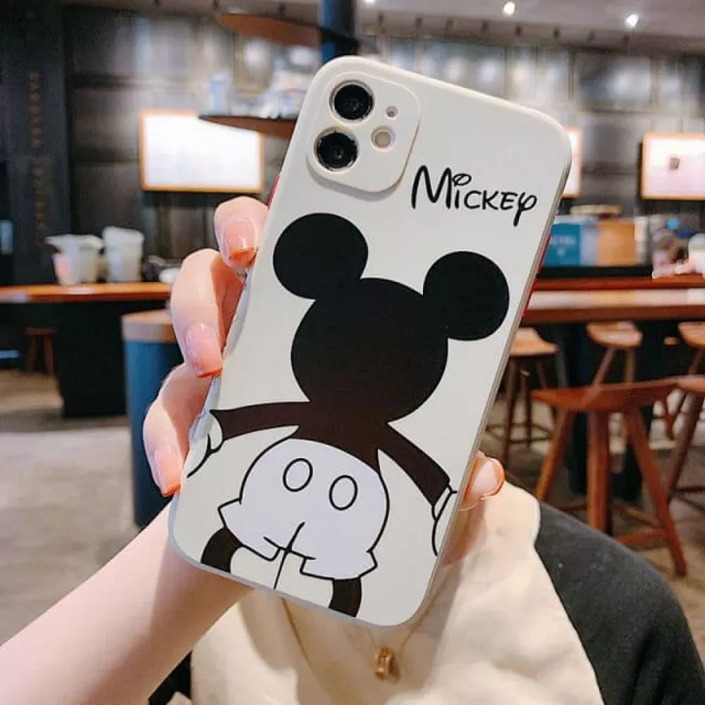 Silicone Cool Cartoon Mouse TPU Case — iPhone 12 Pro Max 6.7" — Design 3 — Различные Apple iPhone 12 Pro Max 6.7"