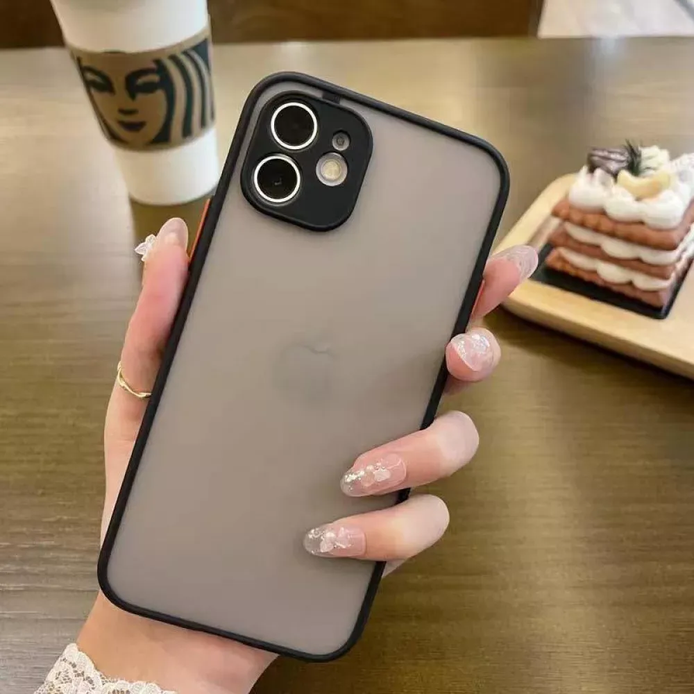 Matte TPU Plastic Case  —  iPhone 11 — Black — Различные Apple iPhone 11