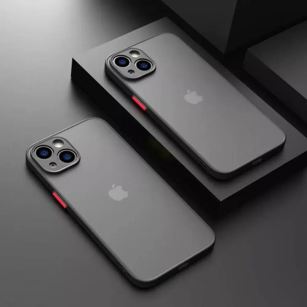 Matte TPU Plastic Case — iPhone 11 — Black — фото 3