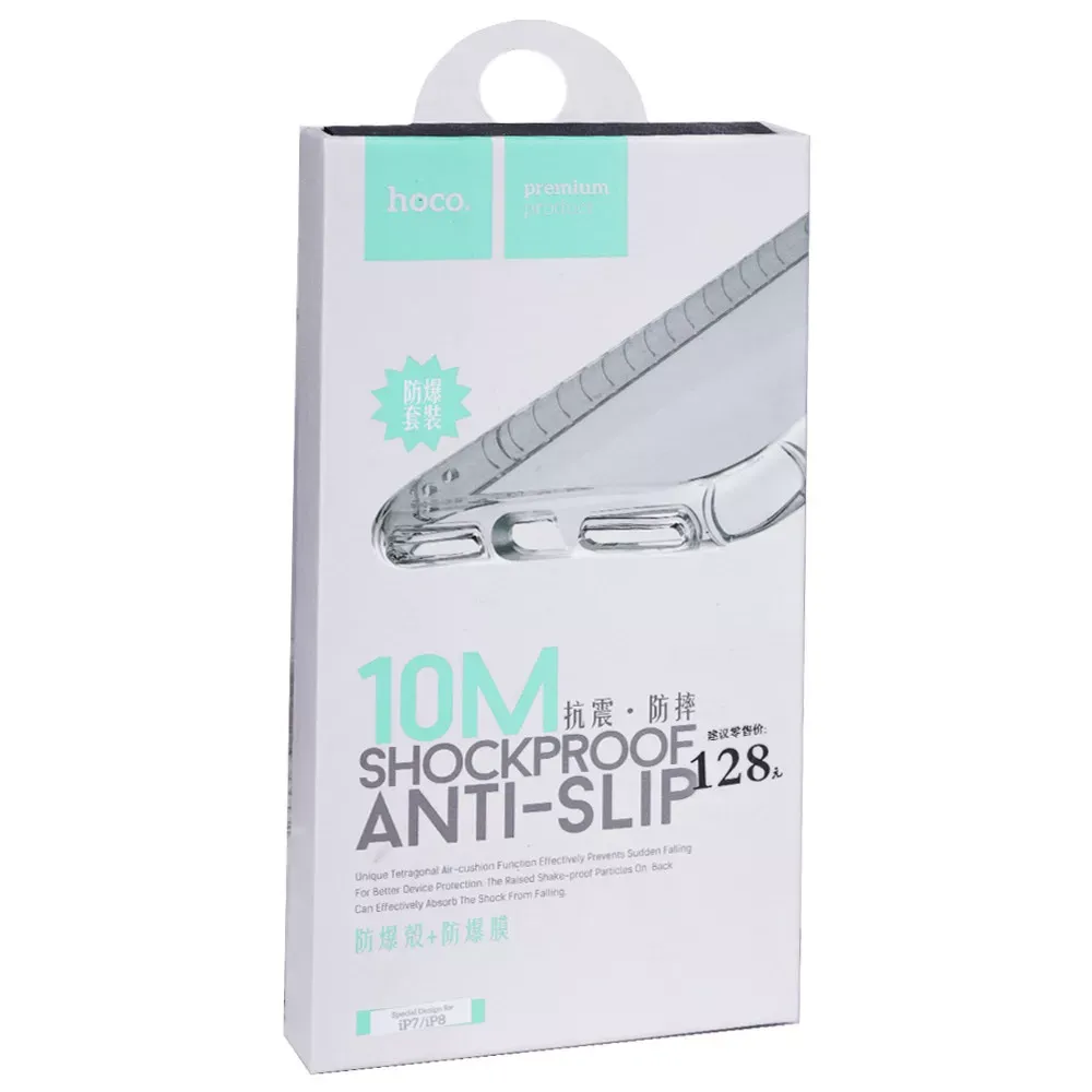 Hoco Armor Series Shock Proof Set iPhone 7 / 8 Transparent — фото 2