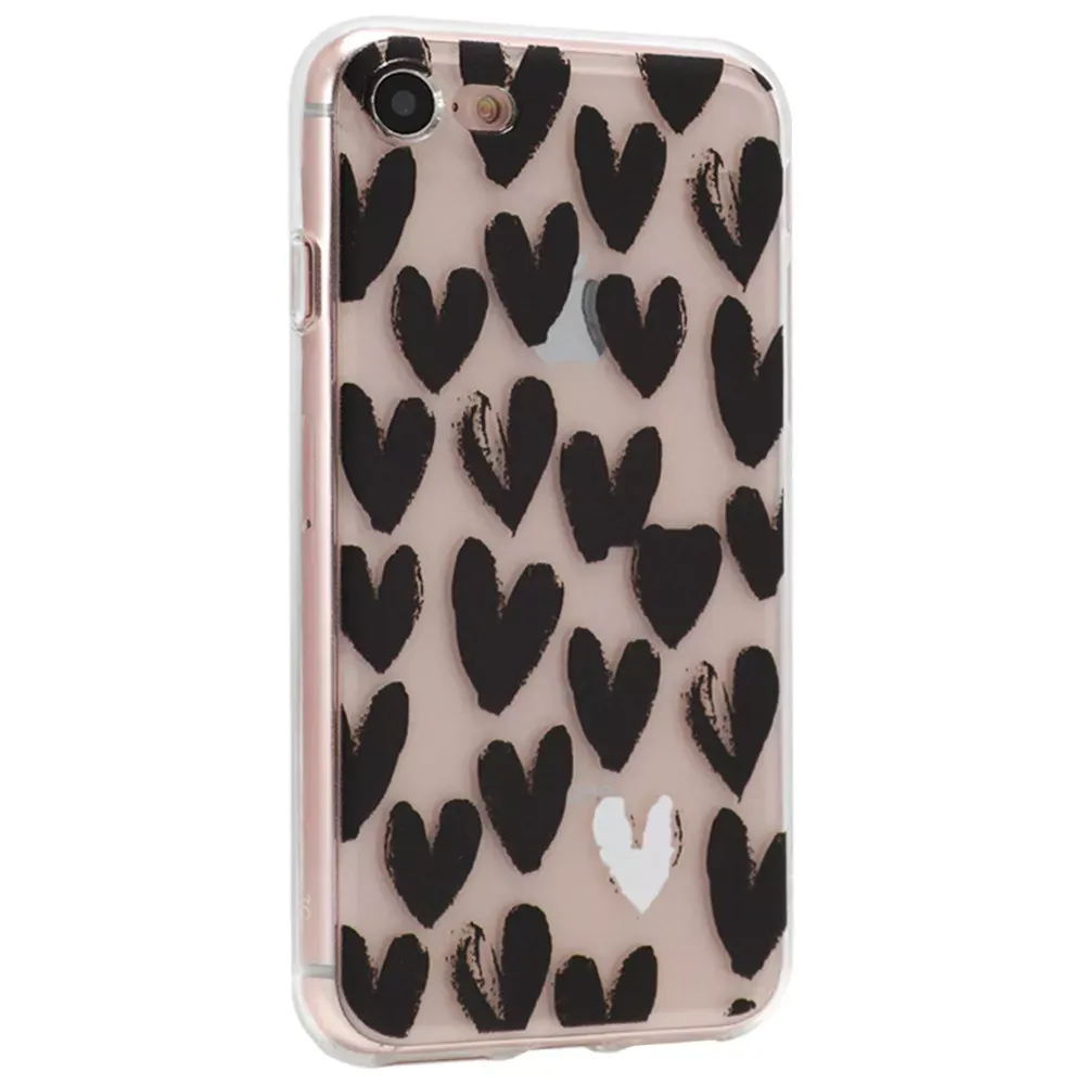 New Collection TPU Case iPhone 7 ; 8 — Hearts — Различные Apple iPhone 7, Apple iPhone 8