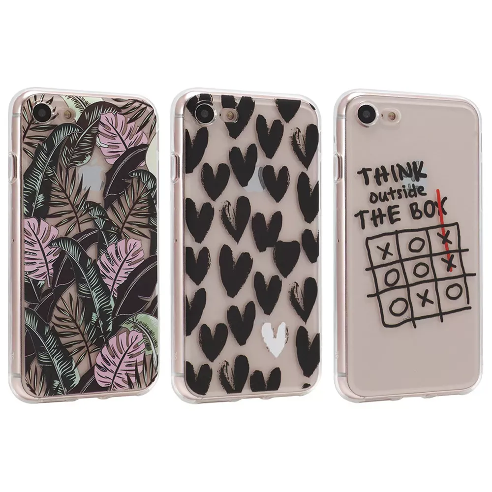 New Collection TPU Case iPhone 7 / 8 — Hearts — фото 3