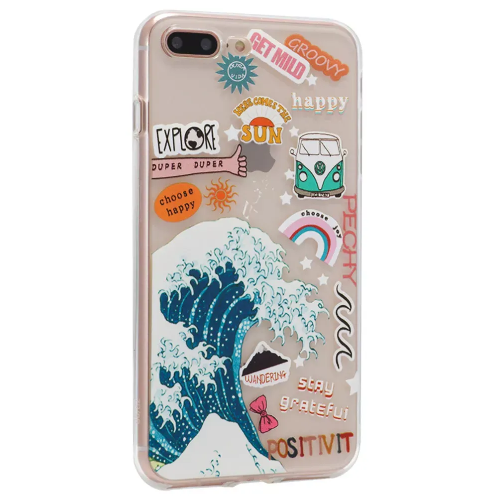 Stickers Series TPU Case — iPhone 7 Plus ; 8 Plus — Design 9 — Различные Apple iPhone 7 Plus, Apple iPhone 8 Plus