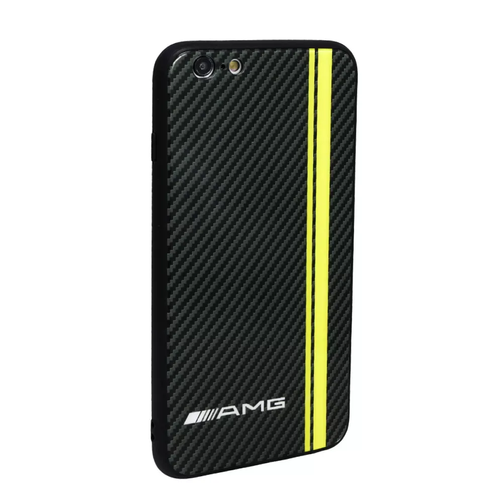 Case + Glass TPU Case — iPhone 6 Plus — Carbon AMG — Различные Apple iPhone 6S Plus, Apple iPhone 6 Plus