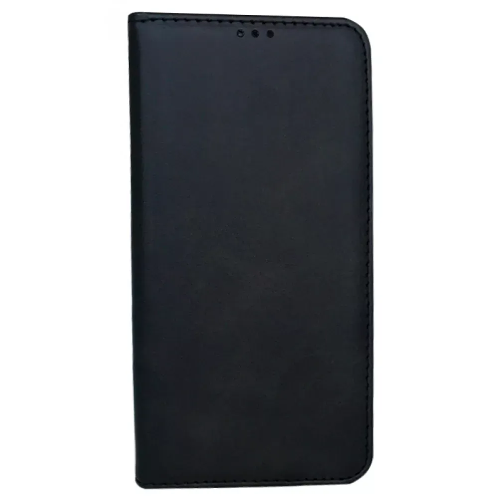 Leather Book Case Samsung A02S — Black