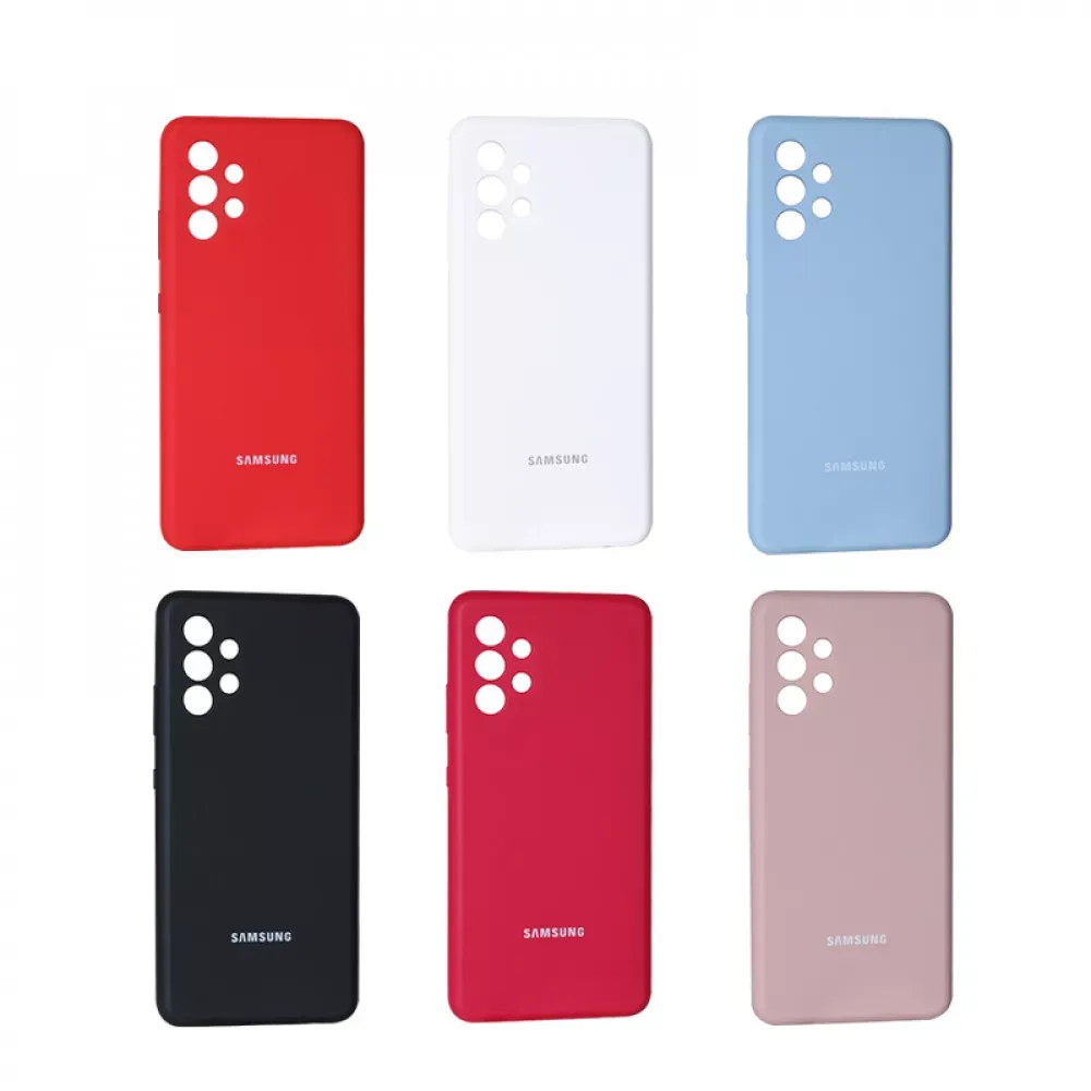 Original Silicone Case Samsung A22 — White — фото 3
