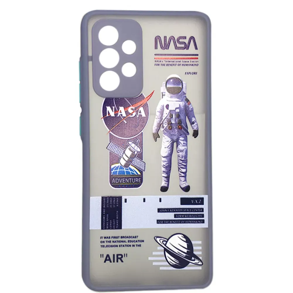 Stickers Series TPU Case Samsung A72 (A725F) — Lilac — Различные Samsung A72 (A725F)