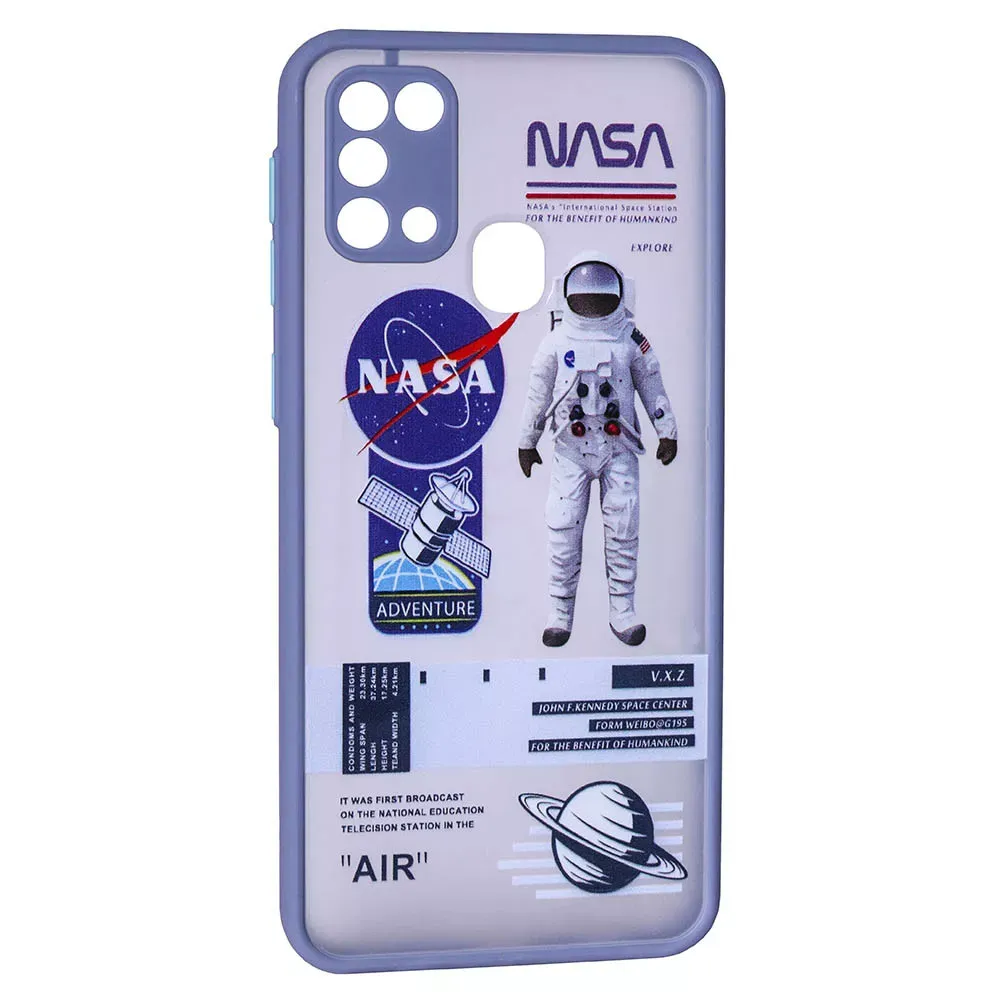 Stickers Series TPU Case Samsung M31 — Lilac — Различные Samsung M31