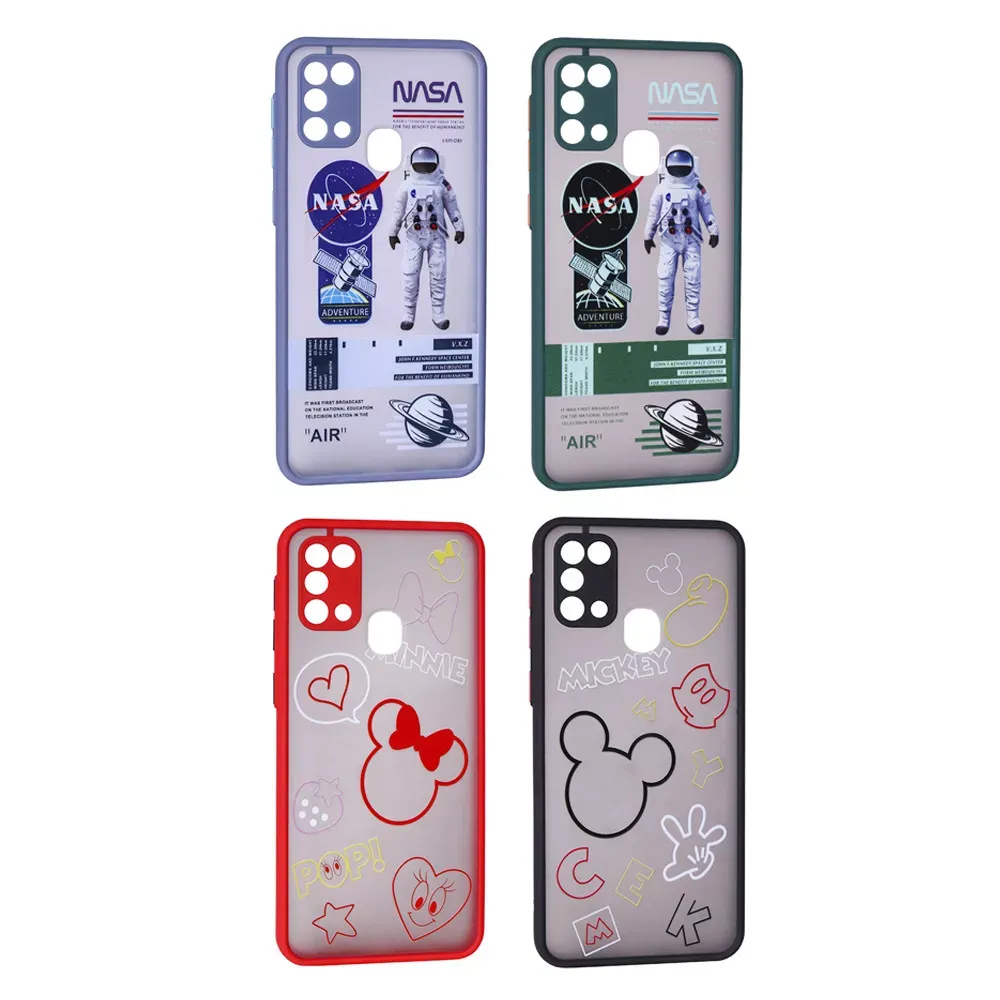 Stickers Series TPU Case Samsung M31 — Lilac — фото 3
