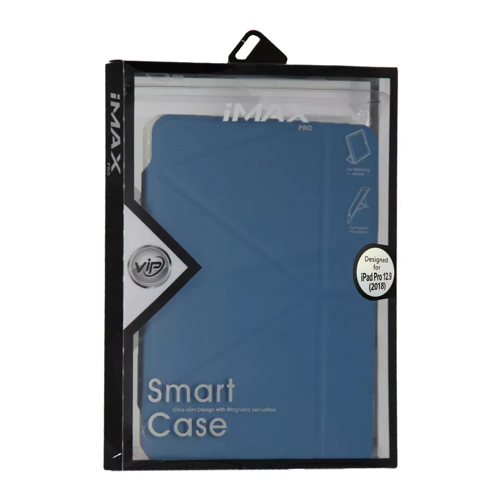 Leather Book Case Samsung Tab A 8.0 iMax b — Dark Blue — фото 2