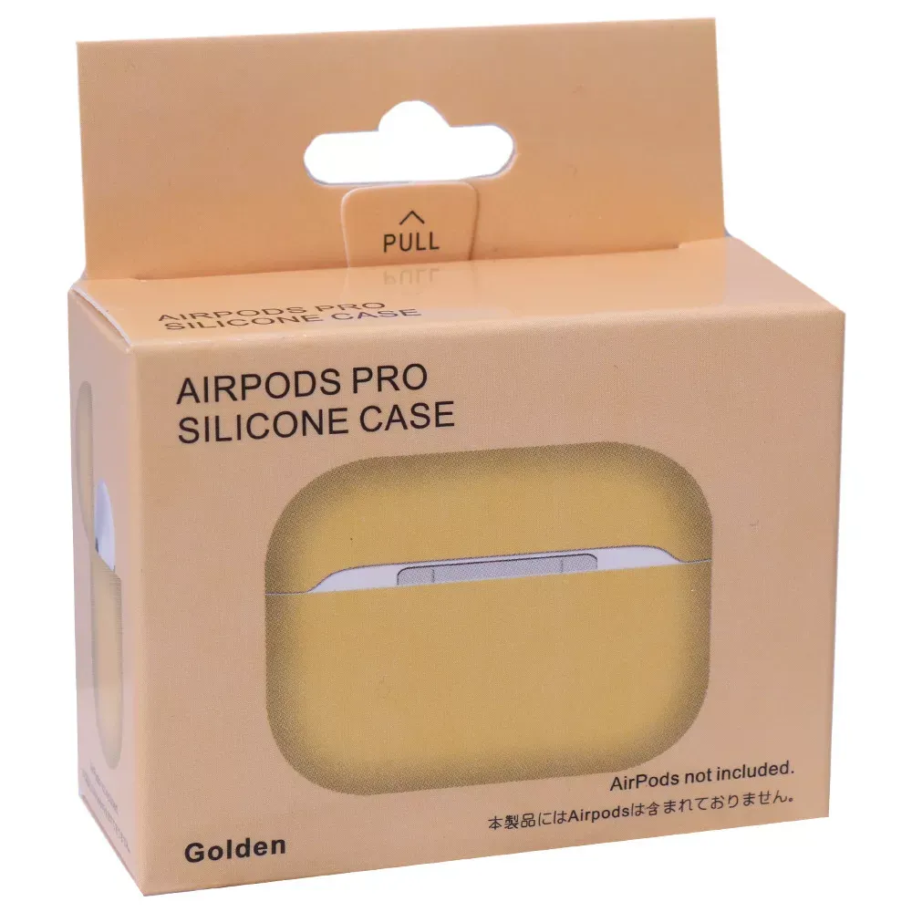 Airpods Pro Case Silicone — Golden — фото 3