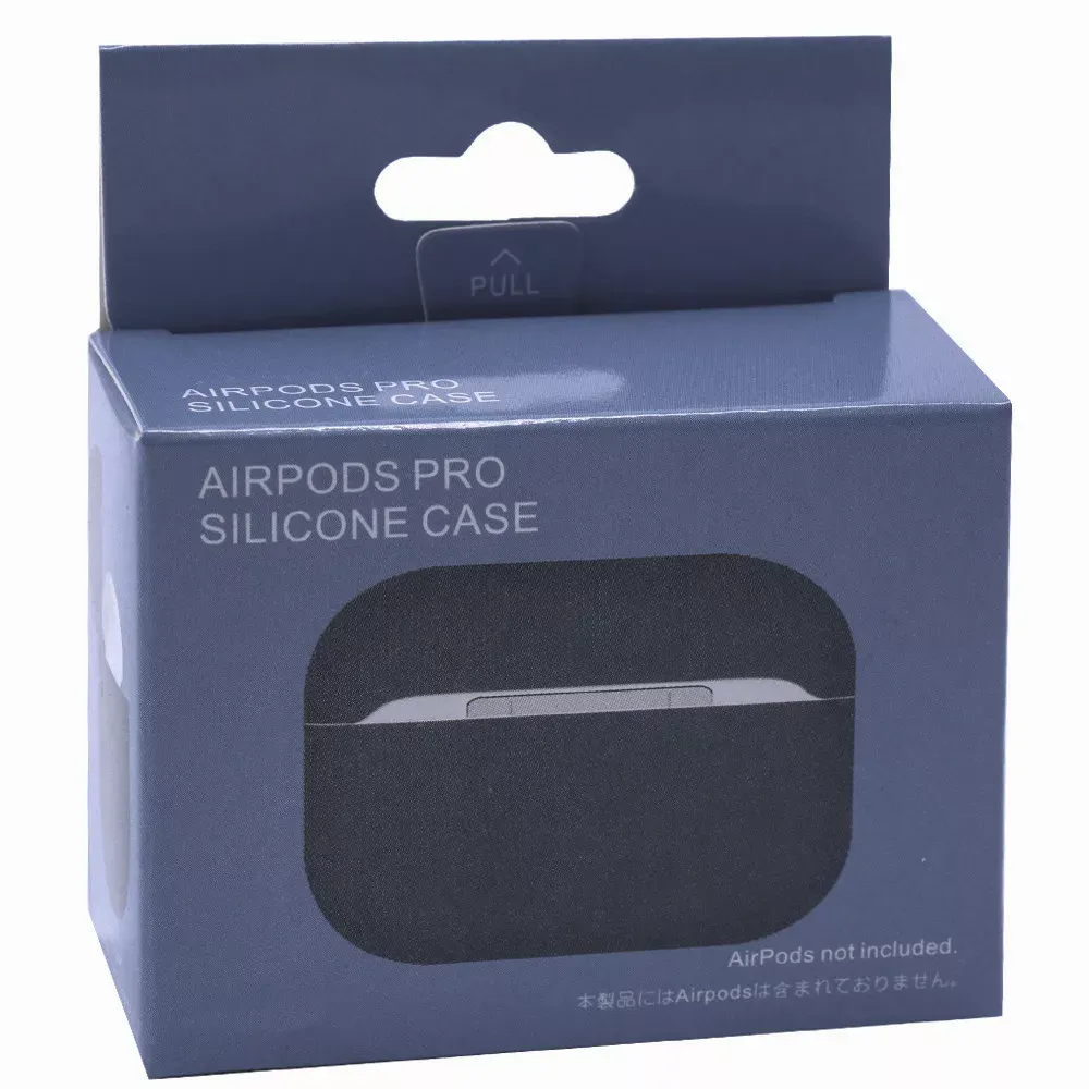 Airpods Pro Case Silicone — Gray blue — фото 4
