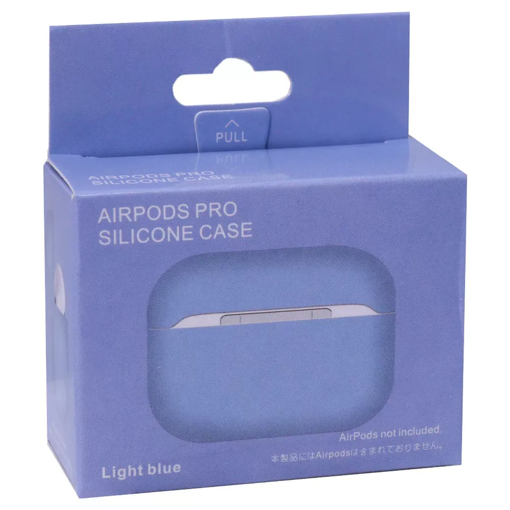 Airpods Pro Case Silicone — Light blue — фото 3