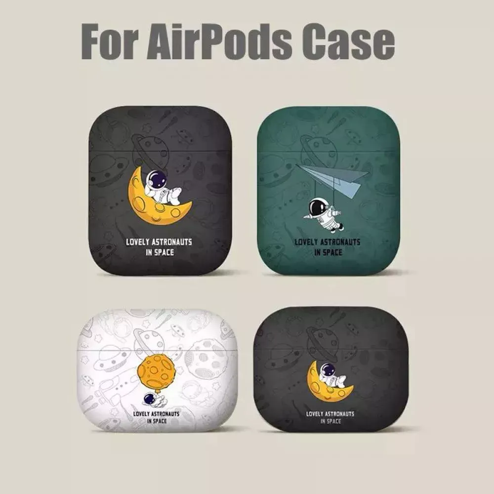 Airpods Pro 2 Case — Lovely Austronauts — Black — фото 3