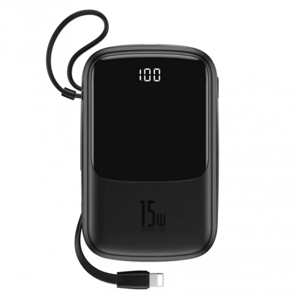 Power Bank 20000 mAh 15W Digital Display Baseus — PPQD-G01 Black