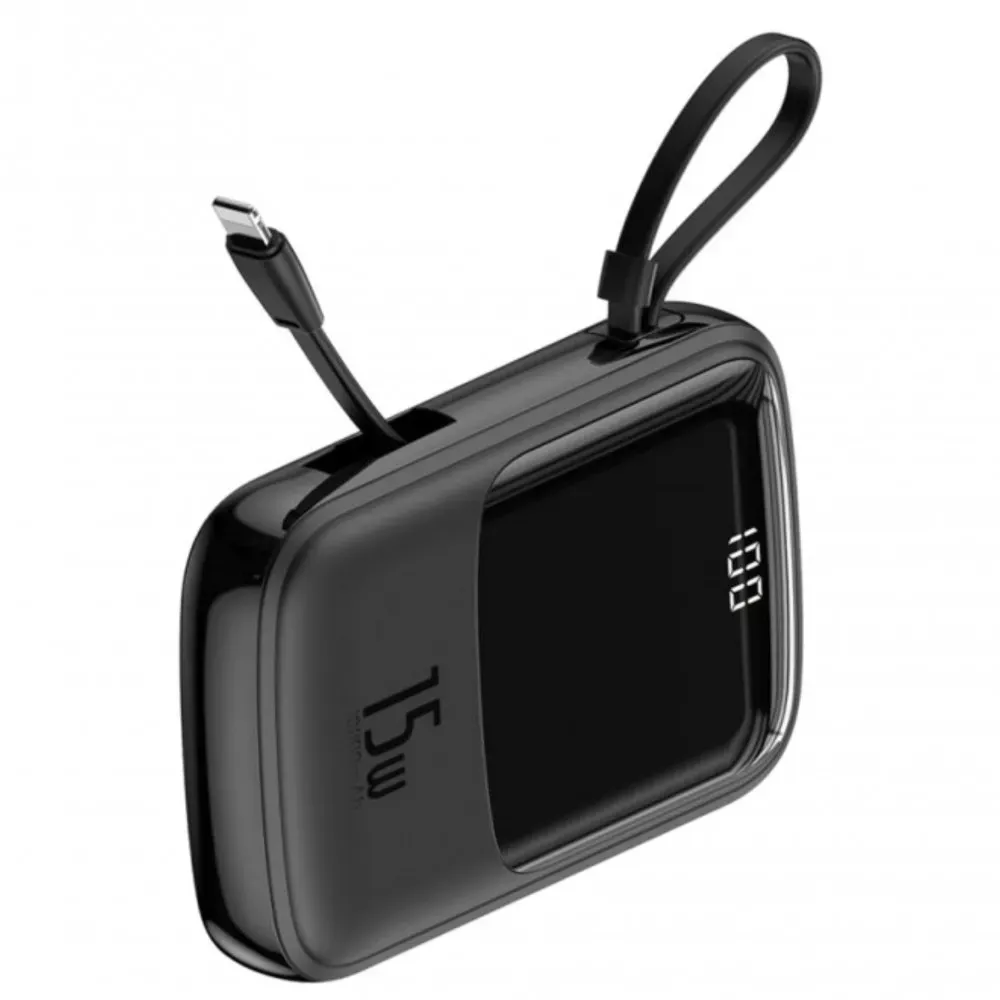Power Bank 20000 mAh 15W Digital Display Baseus — PPQD-G01 Black — фото 4