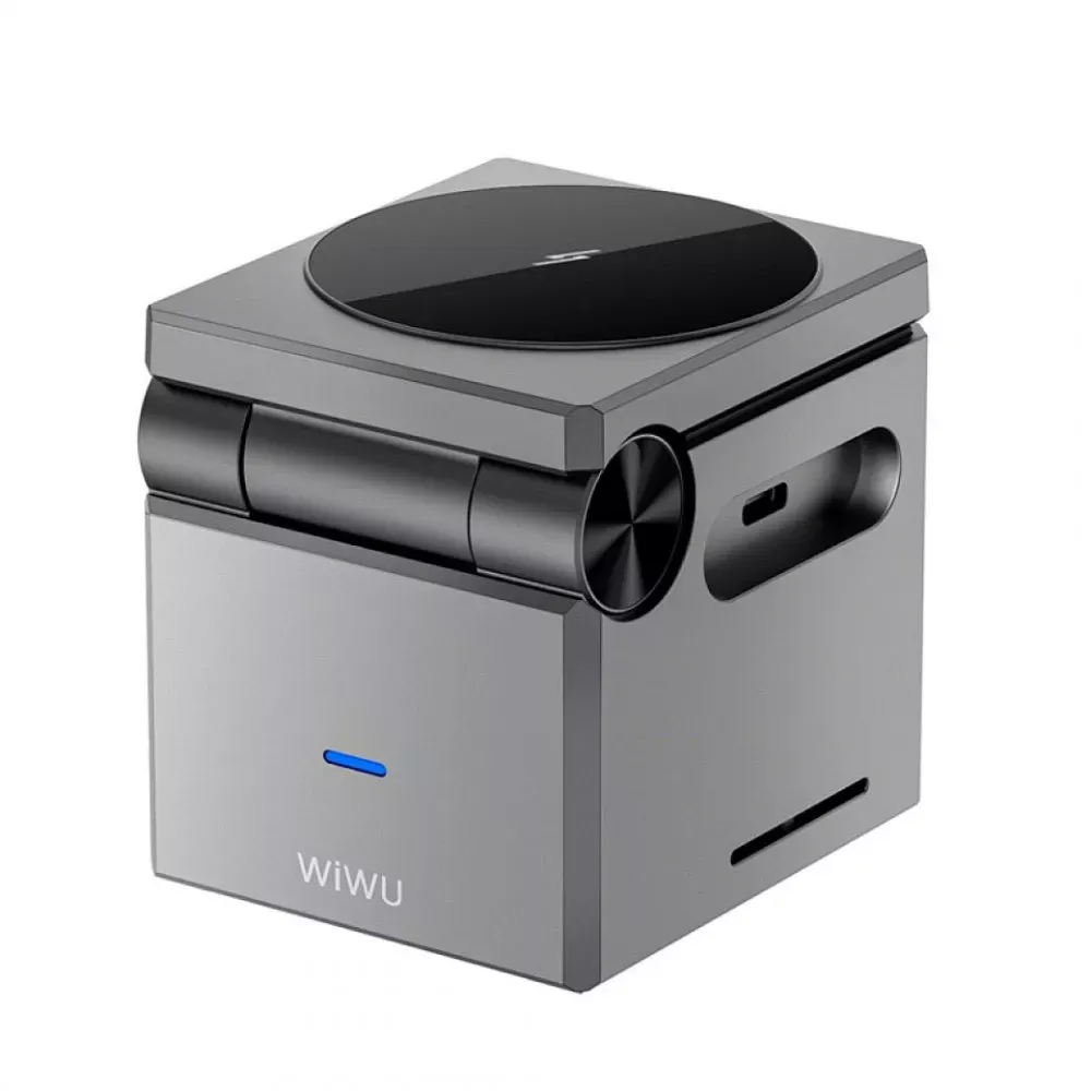 Wireless Charger 3 in 1 — Wiwu Wi-W030 — Black — фото 5
